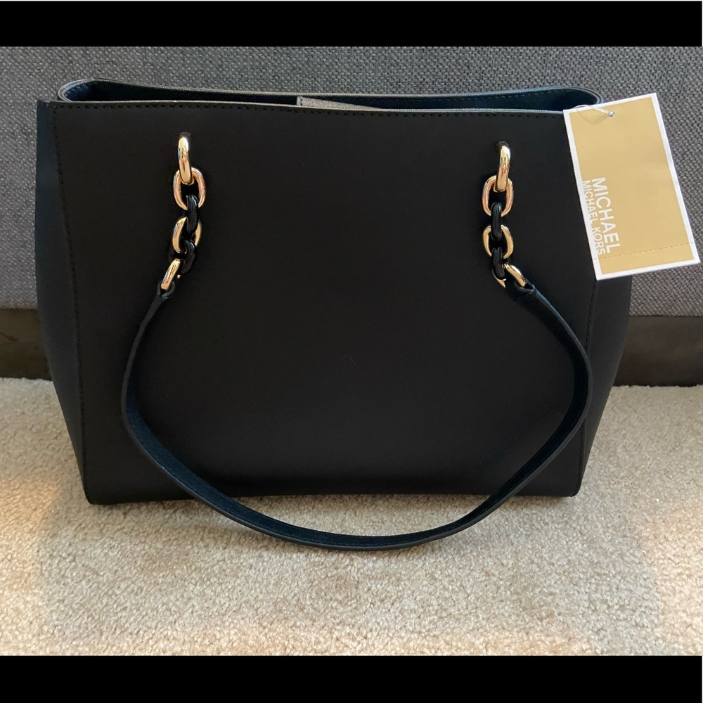 Michael Kors black Sophia purse. Lg tote. Brand new - Picture 2 of 7